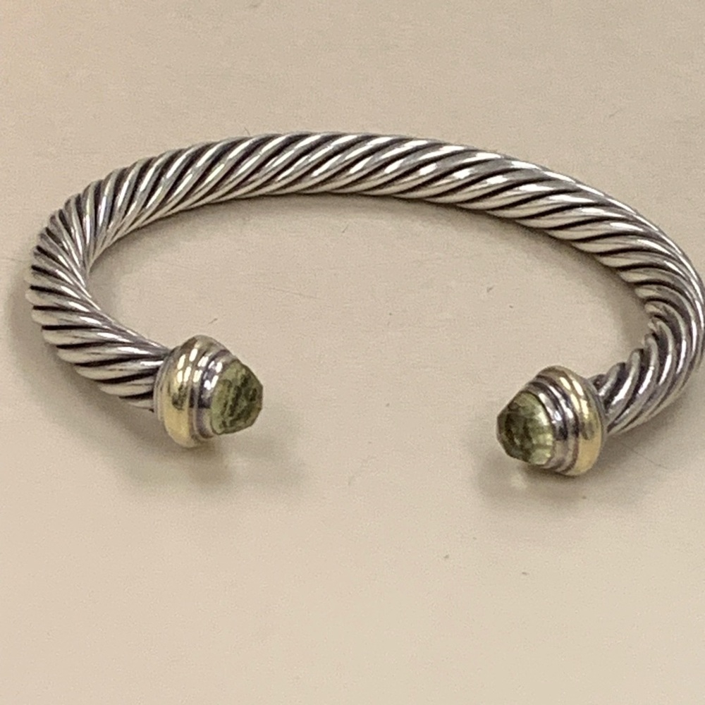 david yurman 7mm bracelet prasiolite M size